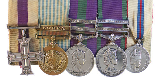 1971 Parachute Regiment Military Cross Group in 17th April 2019 Medal Auction