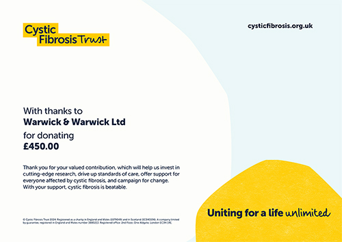 Cystic Fibrosis Fundraiser