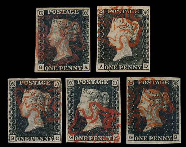 Excellent early Great Britain range in January 8th auction.