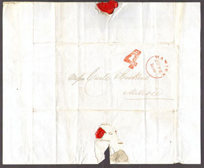 A Rare Scottish Pre-Stamp Entire from Hawick