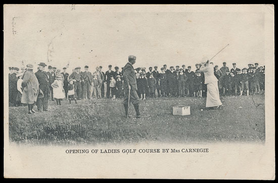 An interesting Golfing postcard.