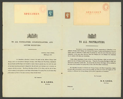 The 1841 Notice to Postmasters