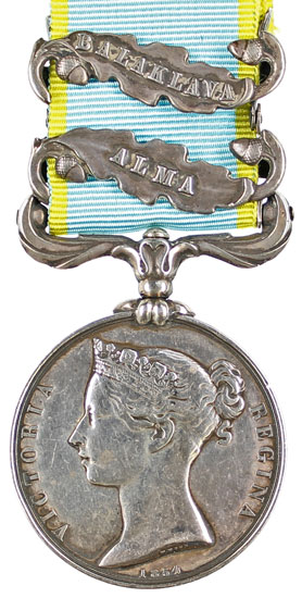 13th Dragoons Charge of the Light Brigade Casualty Medal in 9th December Medal Auction