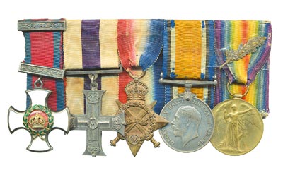 WWI DSO & MC group to Capt W.J. Lloyd Lancashire Fusiliers