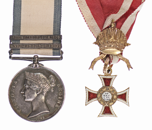 A unique 1793-1840 NGSM pair in 21st April Medal Auction