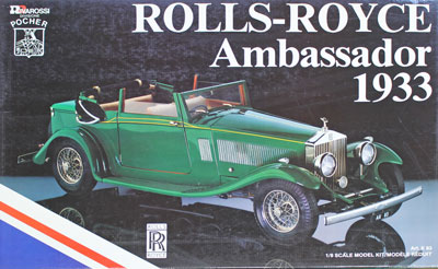 Pocher 1:8 scale unmade kits in our 19th November 2014 Die Cast Auction.