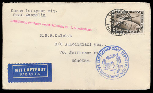 Zeppelin mail, more than a flight of fancy