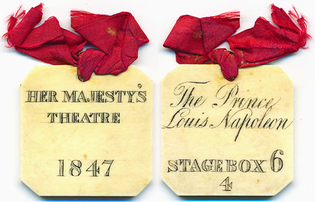 Theatre Token to be sold in our 19th August 2015 Auction