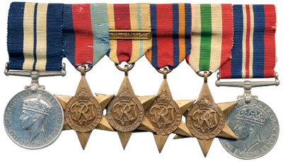 WWII HMS Terror Distinguished Service Medal group to Lieut Cmdr Kellar