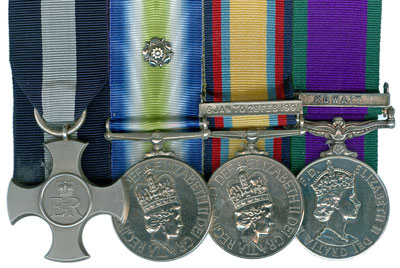 Royal Navy 1991 Gulf Operations DSC group to Lt S.M. Marshall