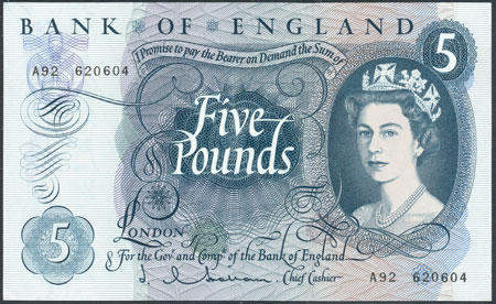 Portrait of a monarch appears on a banknote for the first time.