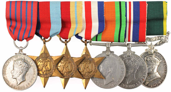 1941-42 Malta Blitz George Medal Group in December Medal sale