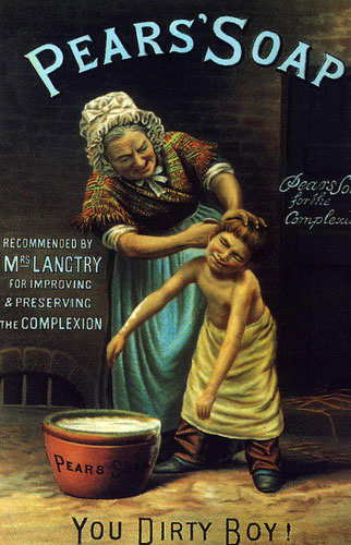 The Experimental Pear's Soap Adverts on G.B. Qeeen Victoria Issues
