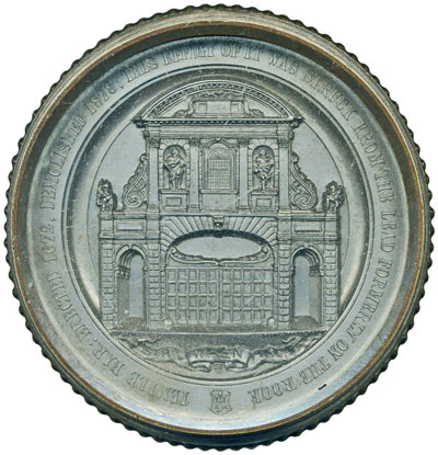 Unusual Victorian Temple Bar commemorative medallion to be sold in our 21st October auction.