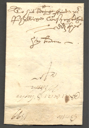 The delightful Corsini Letters and postal marks of the late 16th Century