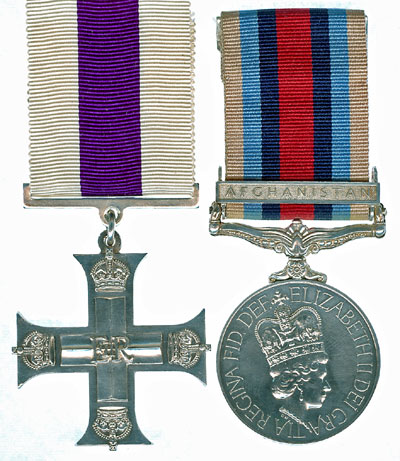 2007 Royal Marine Commando Afghanistan Military Cross pair