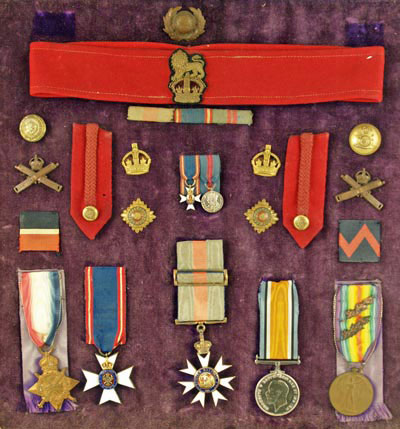 WWI CMG group to Lt Col Brough, the Commander of the First 'Tankies'