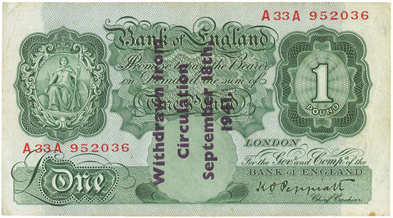 States of Guernsey Overprint Banknotes in our 17th February 2016 Auction