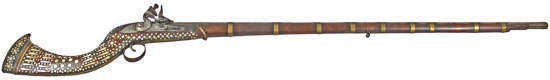 Afghan 19th century flintlock jezail musket in 21st October Auction
