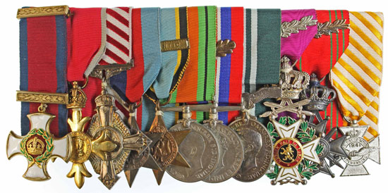 Unique WW2 Airborne Operations Pilot's medal group in 20th February 2019 Medal Auction