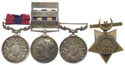 Victoria Cross Action Battle of El-Teb 19th Hussars DCM Group