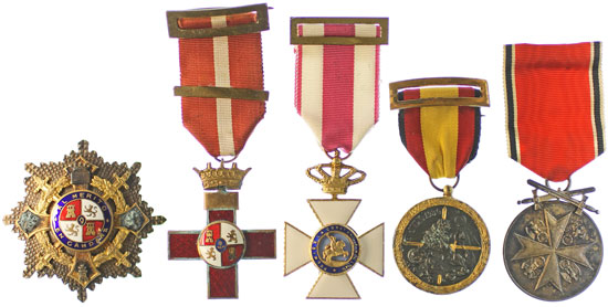 An unusual Spanish Civil War medal group in 11th December 2019 Medal Auction