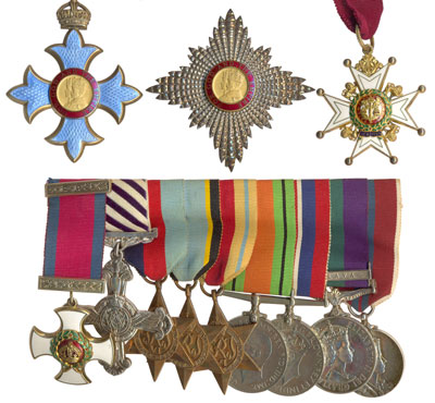 WWII and after KBE, CB, DSO, DFC group to Air Marshall Sir Paul Davie Holder