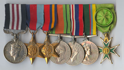 1945 World War II Burma Wounded in Action MM group, to Corporal, later Major, P.D. Kelley, South Wales Borderers