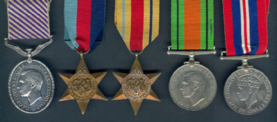 1943 North Africa Gallantry Award for a Wellington Wireless Operator
