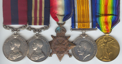 WWI Western Front DCM & MM group to CSM Rubery 1/6th Royal Warwickshire Regiment