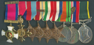 1943 Special Air Service WWII Distinguished Service Order group to Lieutenant Colonel John Anthony Marsh