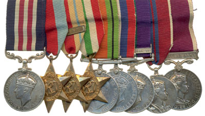 1943 Anzio MM group to Lieutenant E.W. Slade