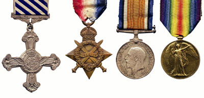 1918 World War I DFC group to Lieutenant Spurling Royal Flying Corps