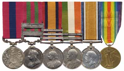 1900 Boer War Distinguished Conduct Medal group to Devon Regiment for gallantry at Wagon Hill